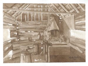Homeplace Blacksmith Shop Print
