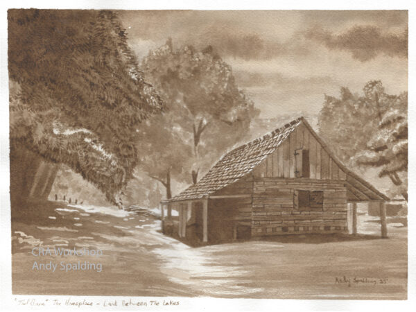 Homeplace Tool Barn Giclee Print