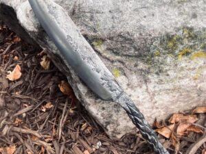 Rail Road Spike Pineapple Twist Knife